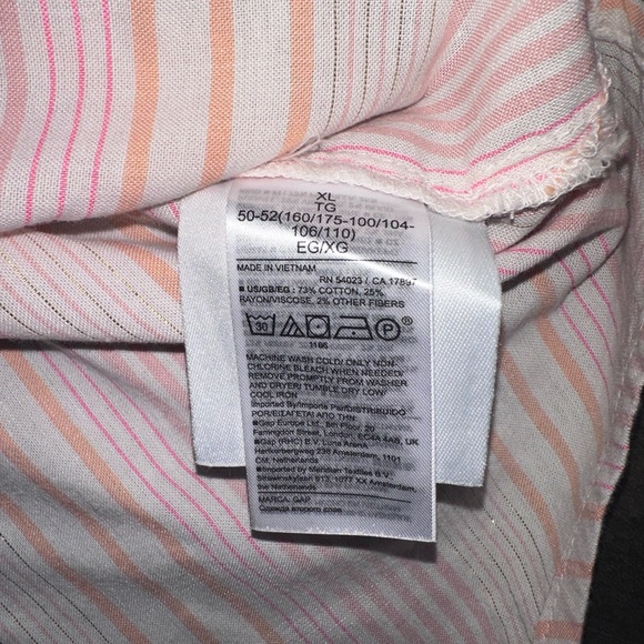 GAP Striped Long Sleeve Oxford Shirt - Picture 6 of 7